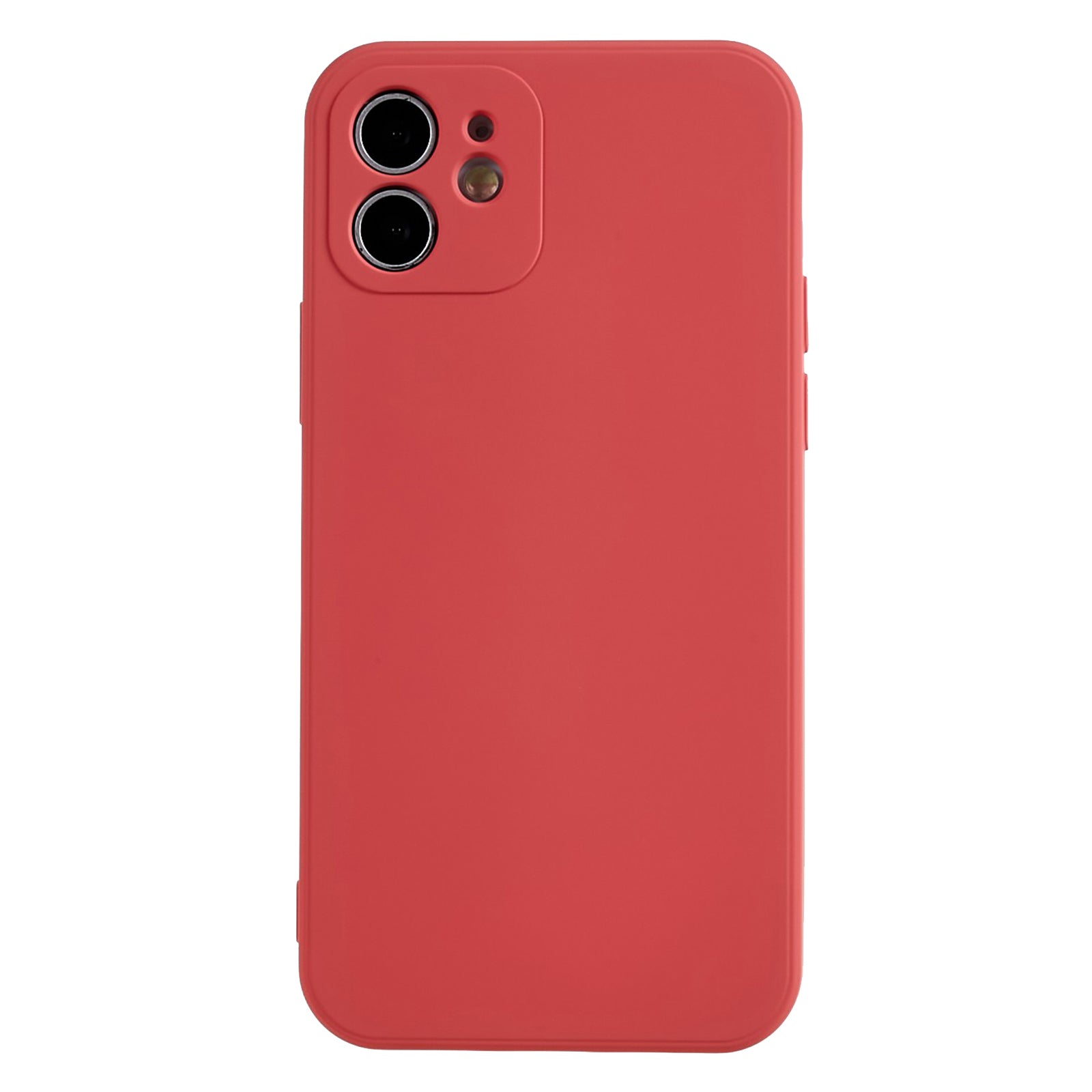 For iPhone 12 6.1 inch Rubberized TPU Phone Case Fiber Lining Fall Proof Protective Cover For iPhone 12 6.1 inch Rubberized TPU Phone Case Fiber Lining Fall Proof Protective Cover